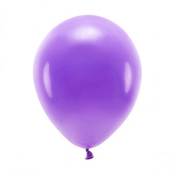 100 stk. Økologiske balloner lilla 10
