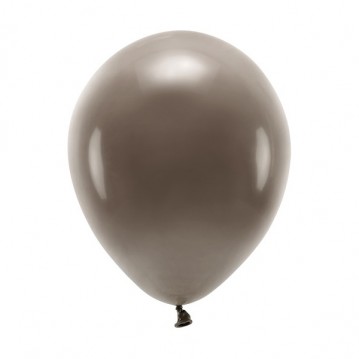 100 stk. Økologiske balloner brun 10