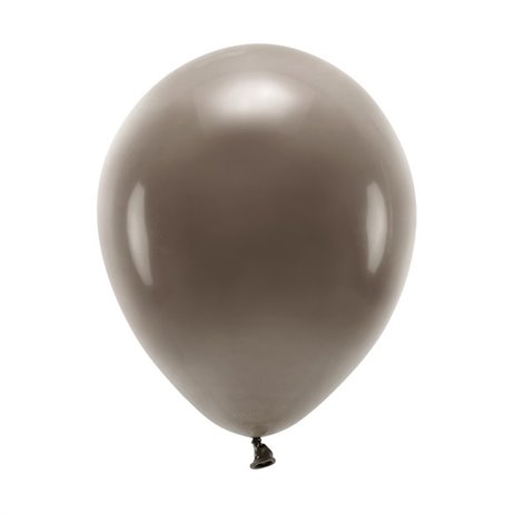 100 stk. Økologiske brun balloner str. 10"