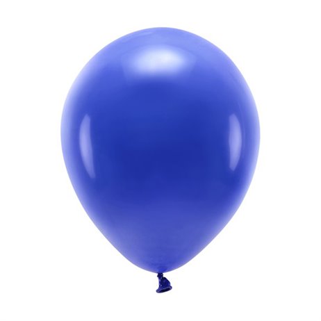 100 stk. Økologiske navy blå balloner str. 10"