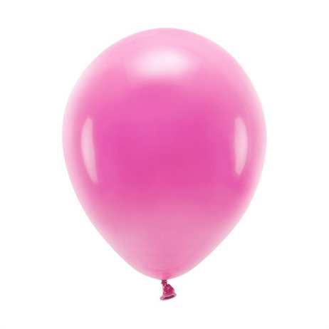 100 stk. Økologiske fuchsia balloner str. 10"