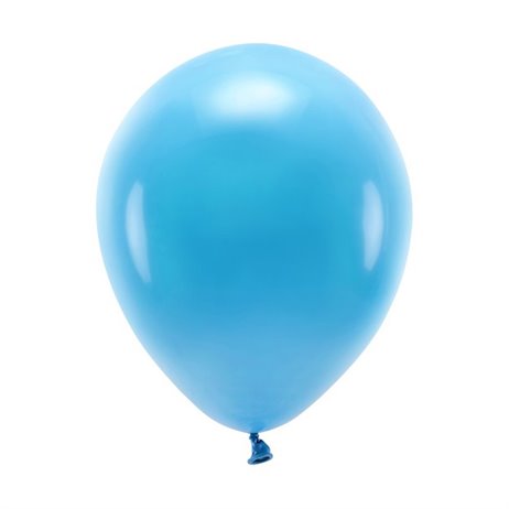 100 stk. Økologiske turkis balloner str. 10"
