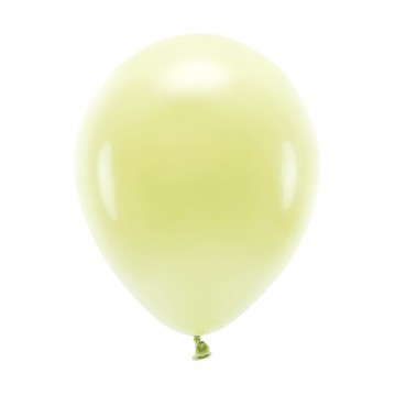 100 stk. Økologiske Balloner Lysegul 10