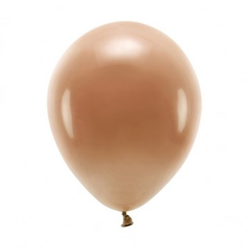 10 stk. Økologiske Balloner Chokoladebrun 10