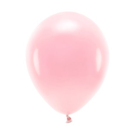 10 stk. Økologiske blush pink balloner str. 10"