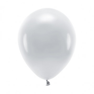 10 stk. Økologiske Balloner Grå 26 cm – Bæredygtig elegance til festen