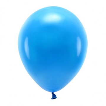 10 stk. Økologiske balloner blå 12
