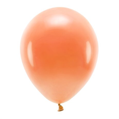 10 stk. Økologiske orange balloner str. 12"