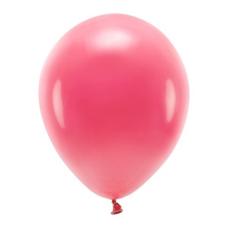 10 stk. Økologiske rød balloner str. 12"
