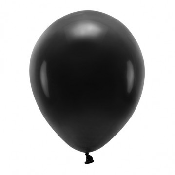 10 stk. Økologiske sorte balloner 12