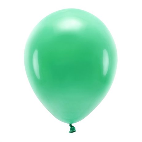 10 stk. Økologiske grøn balloner str. 12"