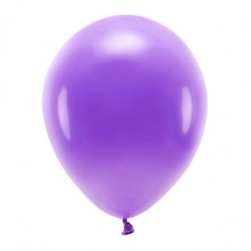 10 stk. Økologiske balloner lilla 12