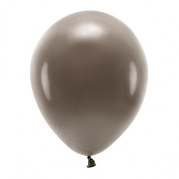 10 stk. Økologiske balloner brun 12