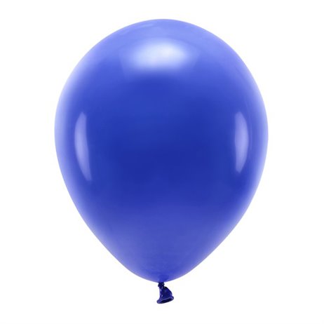 10 stk. Økologiske navy blå balloner str. 12"