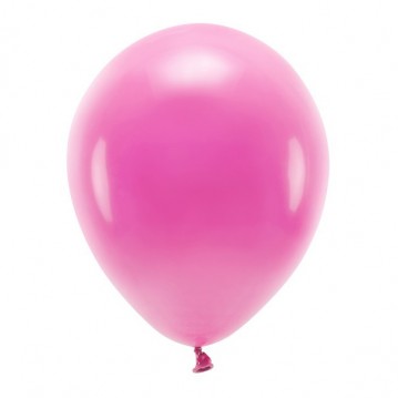 10 stk. Økologiske balloner fuchsia 12