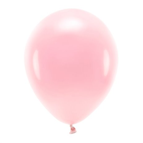 10 stk. Økologiske blush pink balloner str. 12"