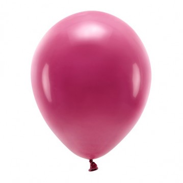 10 stk. Økologiske balloner bordeaux 12