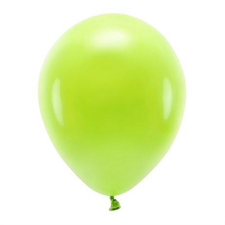 10 stk. Økologiske æblegrøn balloner str. 12"