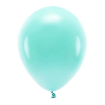10 stk. Økologiske balloner mørk mint 12