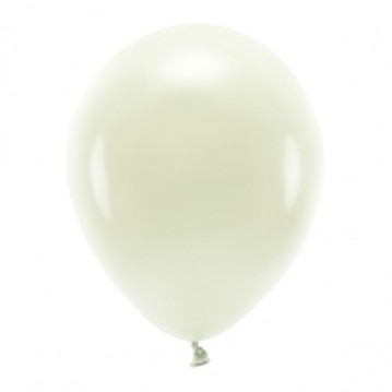 10 stk. Økologiske Creme Balloner 12
