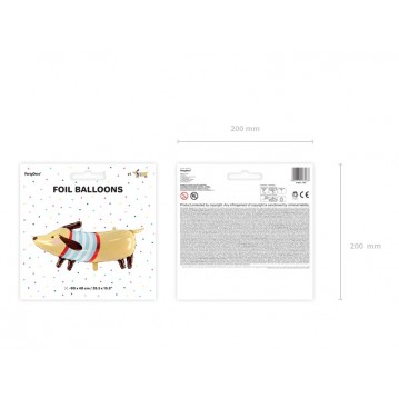 Gravhund 35,5" - folieballon Gravhund 35,5" - folieballon