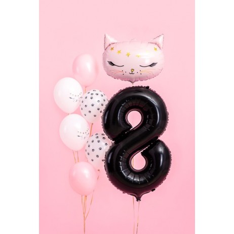 Sort 8 tal ballon - ca 86 cm Sort 8 tal ballon - ca 86 cm