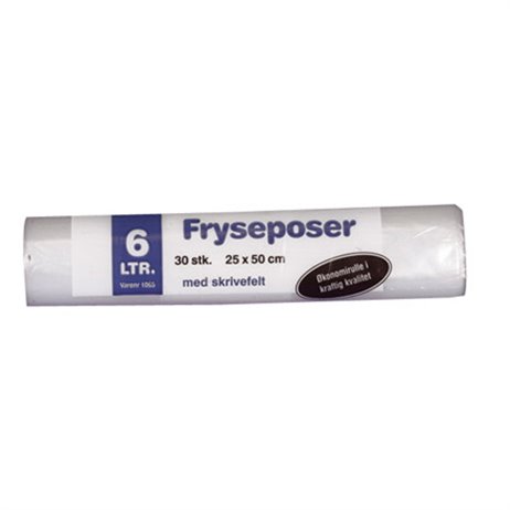 30 stk. Fryseposer 6 L - 25x50cm 30 stk. Fryseposer 6 L - 25x50cm