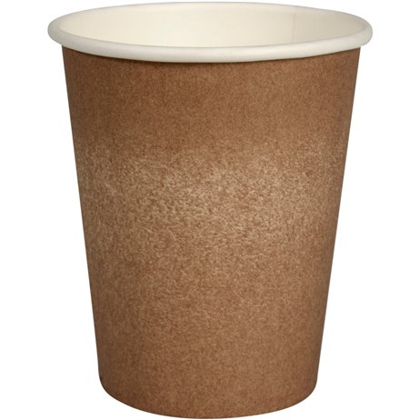 50 stk Kaffebæger Coffee to Go, Brun 240ml