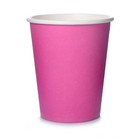 50 stk Kaffebæger Coffee to Go - Fuchsia , 240ml