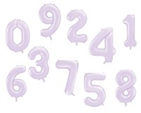 Pastel Lavendel Tal balloner