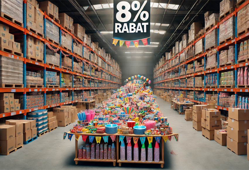 8% rabat på alt