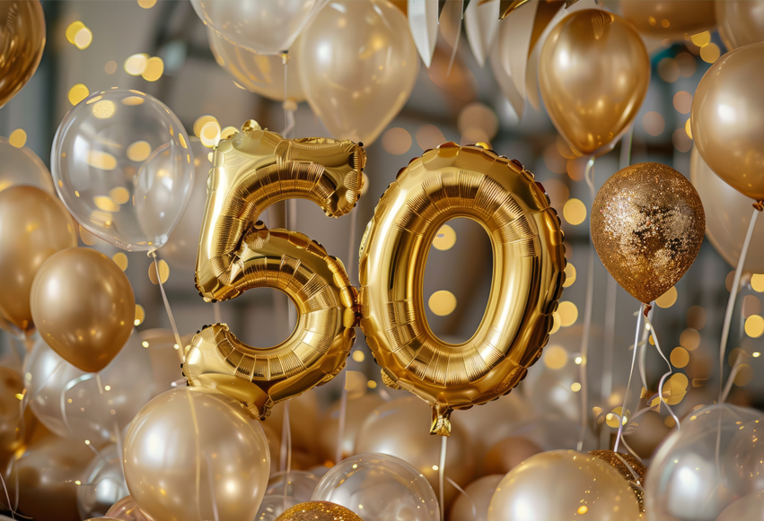 planlægge og fejre en 50-års fødselsdag