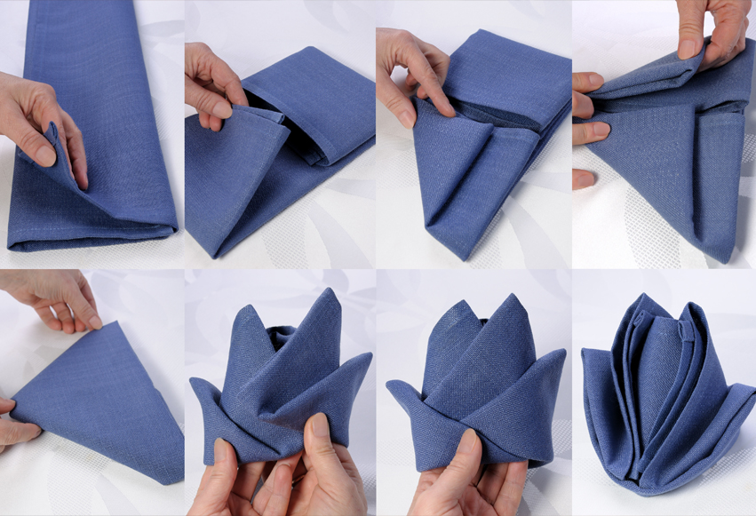 DIY serviette foldninig