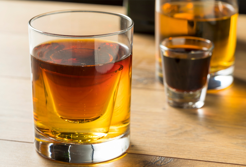 Jägerbomb shots