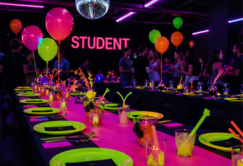 Dopamine Decor, Pastel og Neon Party