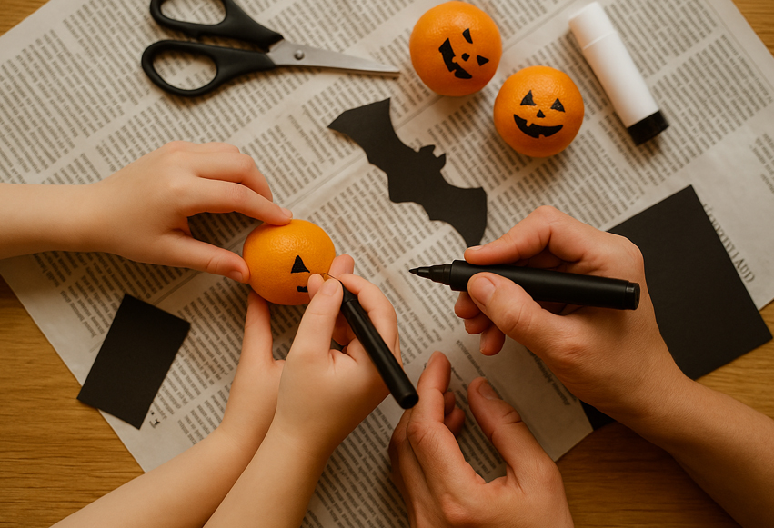 DIY billigt halloweenpynt