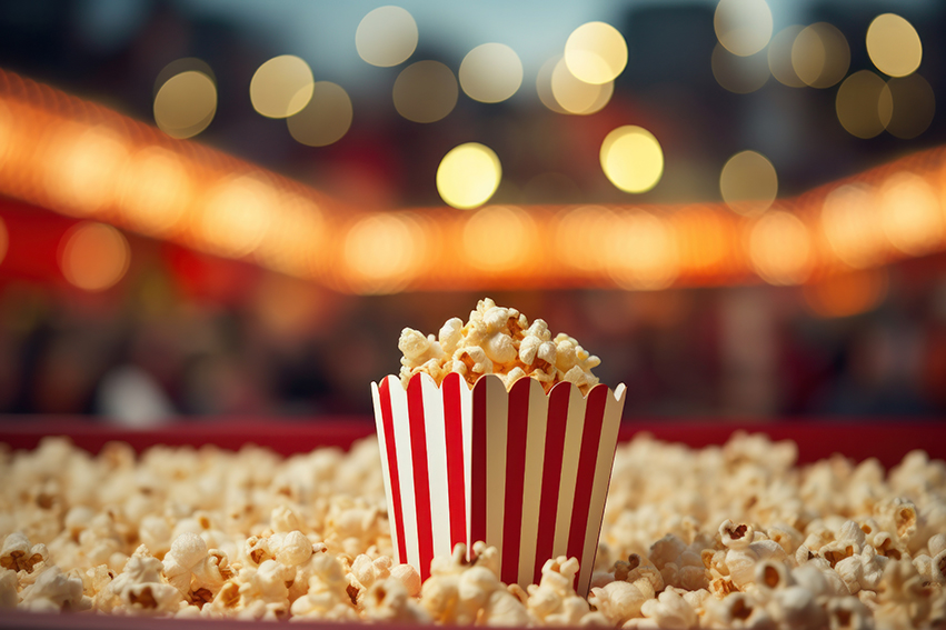 De hele rigtige popcornsbæger
