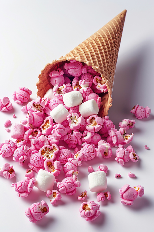 Pink popcorn til lyserød lørdag