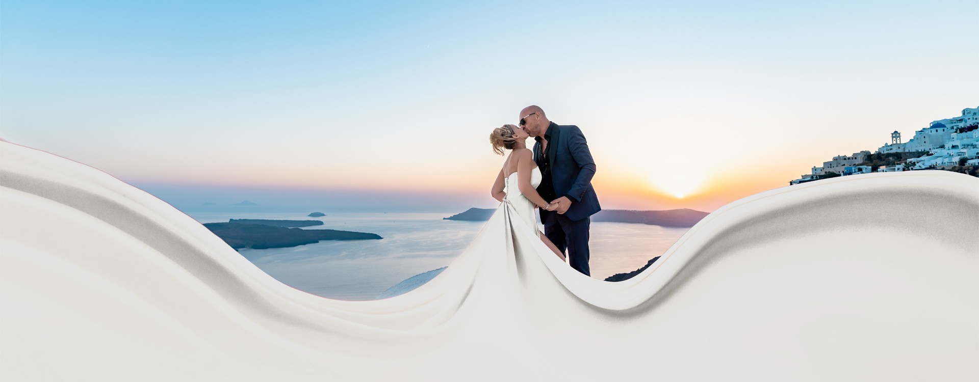 Bliv gift på bryllupsrejsen på Santorini
