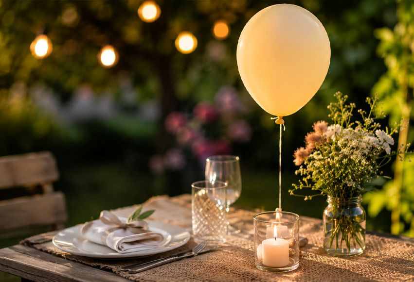 Den perfekte guide til borddækning, balloner, belysning og stemning til sommerfest og havefest Den perfekte guide til borddækning, balloner, belysning og stemning til sommerfest og havefest