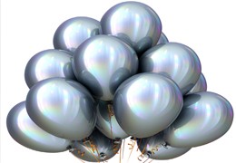 Sådan kan du dekorere med chrome balloner